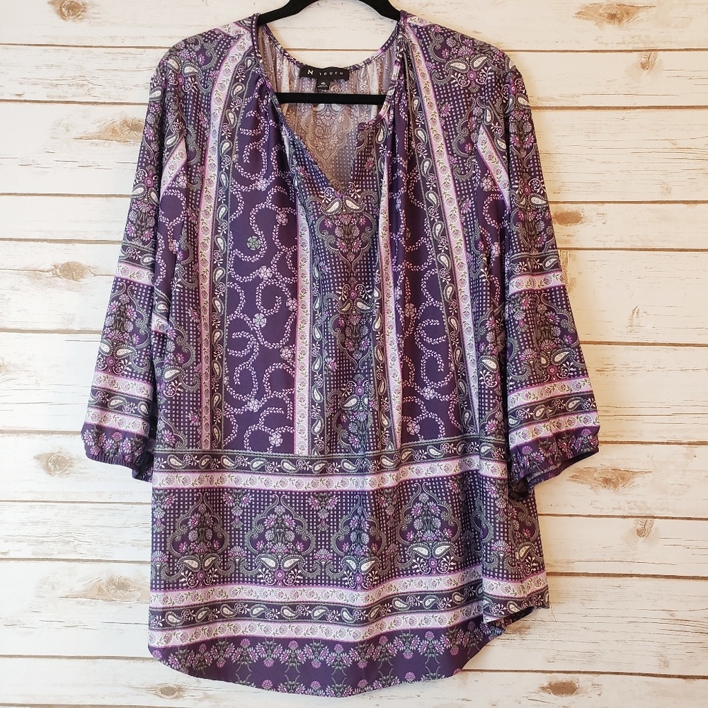 N Touch Bohemian Blouse XL